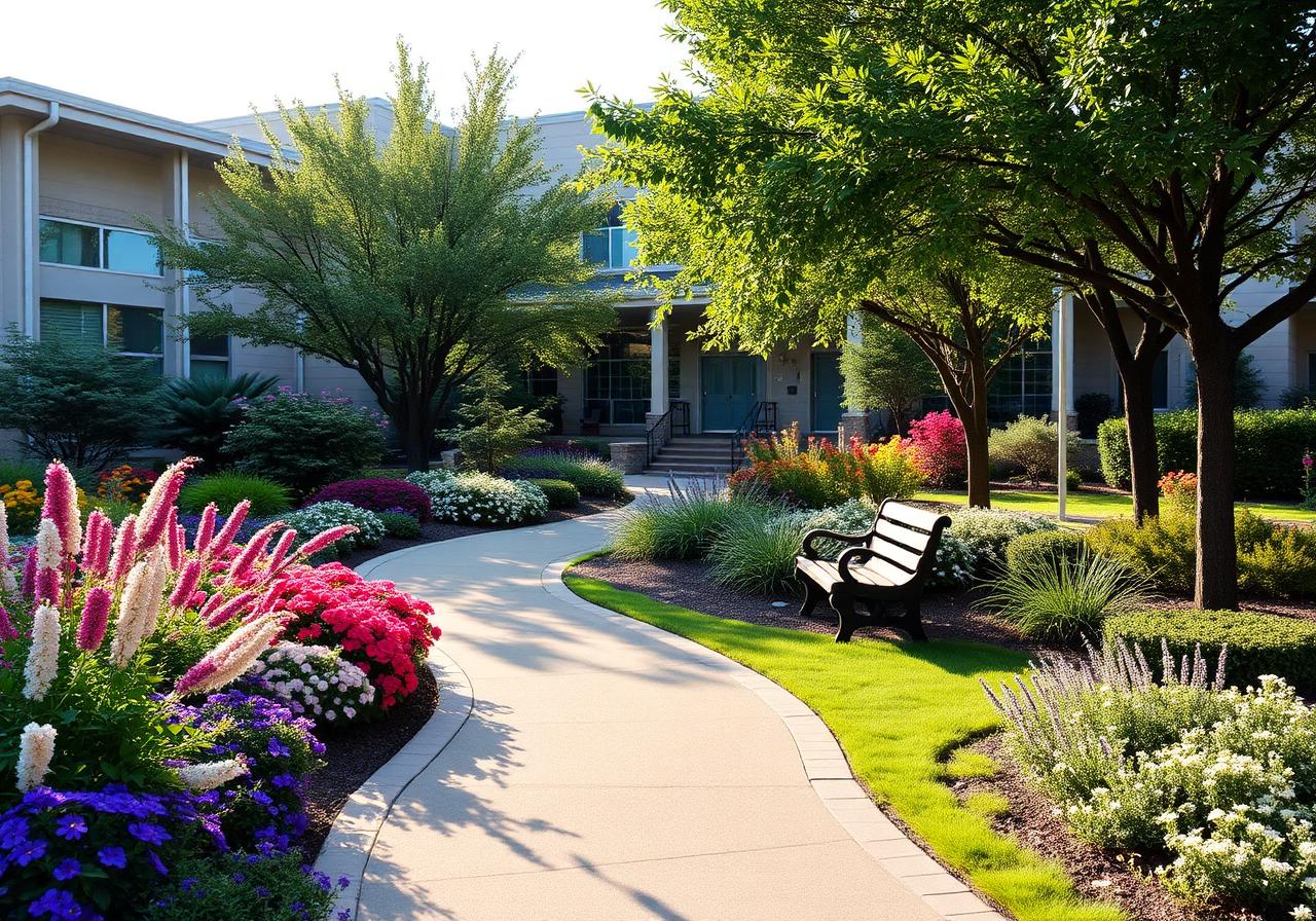 Regional medical center healing garden